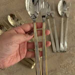سرویس قاشق چنگال 30 نفره استیل – 361g