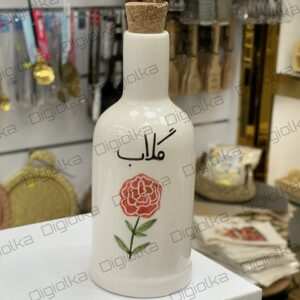 بطری نقش دار یخچالی – گلاب