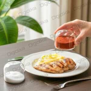 نمک فلفل پیرکس کروی ساده