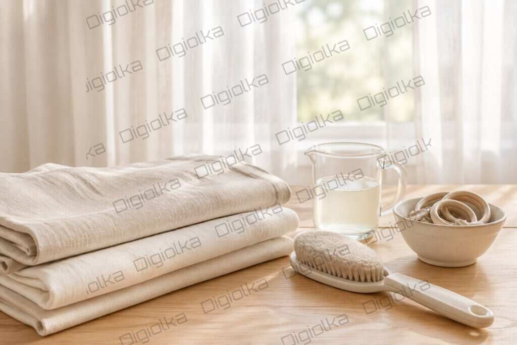  ۱. اصول کلی و گام‌های اولیه شستشوی پرده‌ها (پیش از هر کاری!)