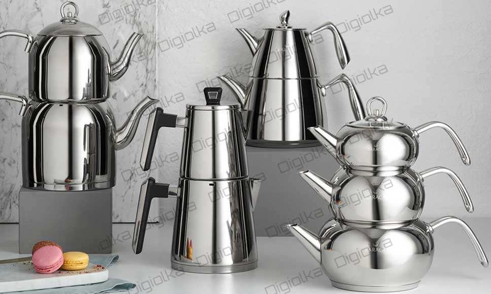 ۲. آشنایی با انواع کتری و قوری و نکات خرید هر یک